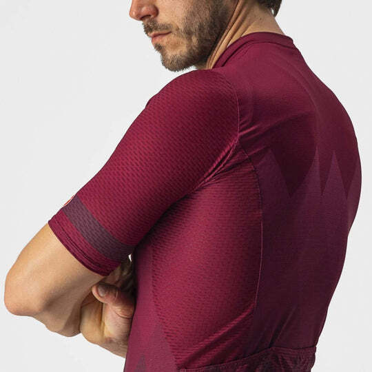 Castelli A Tutta Mens Cycling Jersey - Bordeaux - D Byk Store
