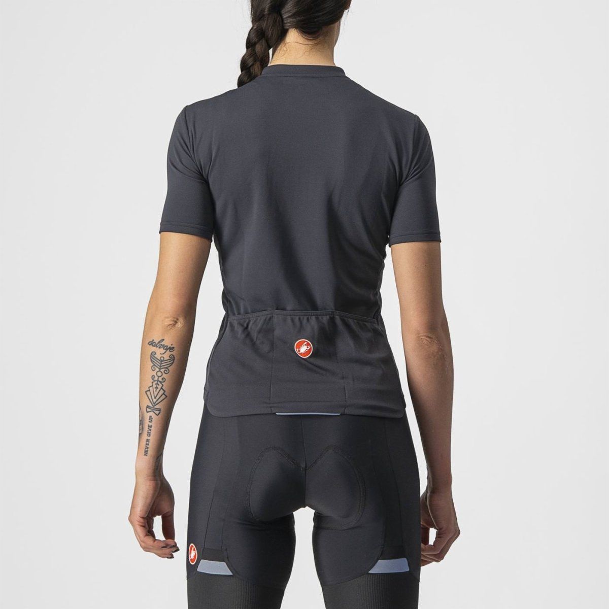 Castelli Anima 3 Women Jersey - Light Black/Red - D Byk Store