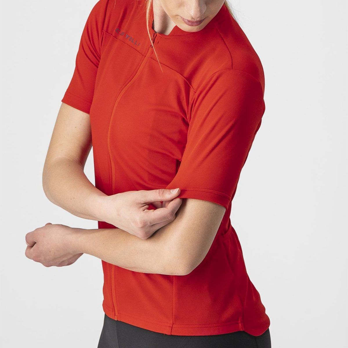 Castelli Anima 3 Women Jersey - Red/Black - D Byk Store