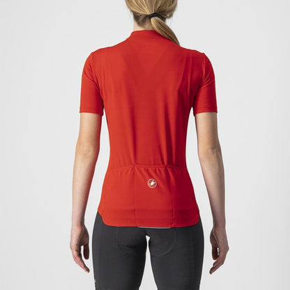 Castelli Anima 3 Women Jersey - Red/Black - D Byk Store