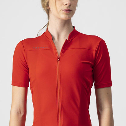 Castelli Anima 3 Women Jersey - Red/Black - D Byk Store