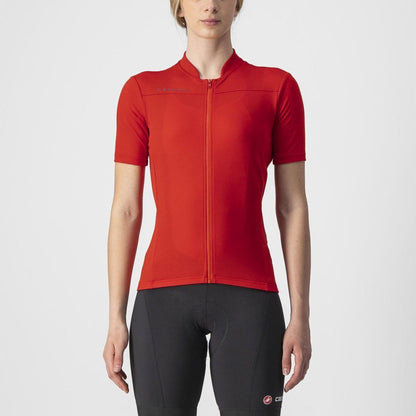 Castelli Anima 3 Women Jersey - Red/Black - D Byk Store