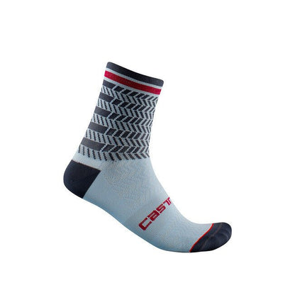Castelli Avanti 12 Socks - Dusty Blue/Dark Steel Blue - D Byk Store