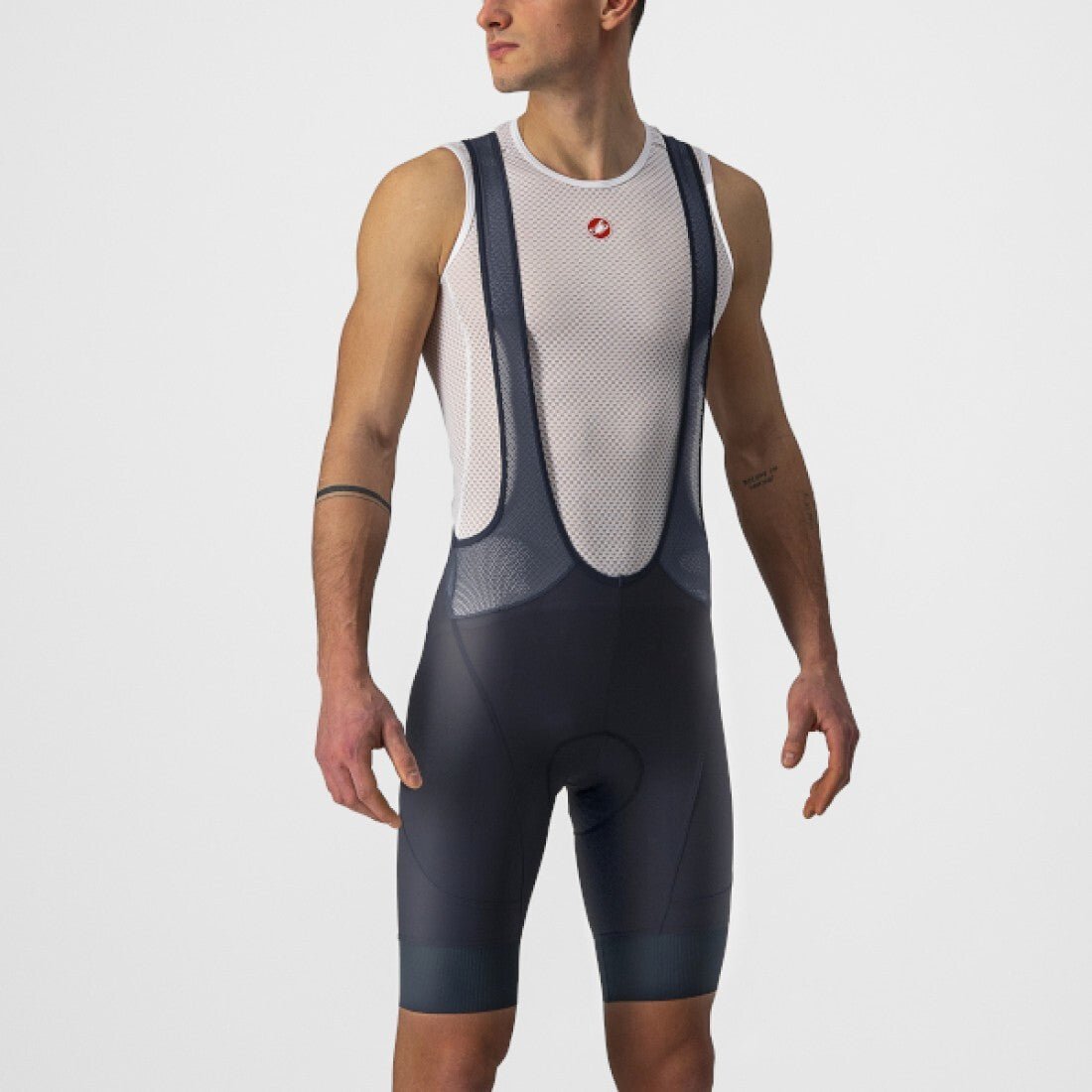 Castelli Endurance 3 Bibshort Men's - Savile Blue - D Byk Store