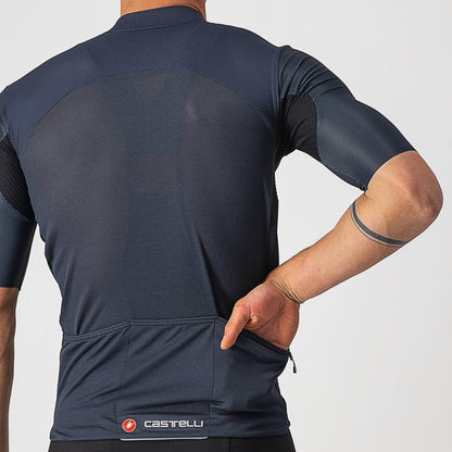 Castelli Endurance Elite Jersey (Savile Blue) - D Byk Store