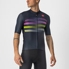 Castelli Endurance Pro Jersey (Savile Blue/Pink - Electric Lime) - D Byk Store