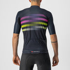 Castelli Endurance Pro Jersey (Savile Blue/Pink - Electric Lime) - D Byk Store