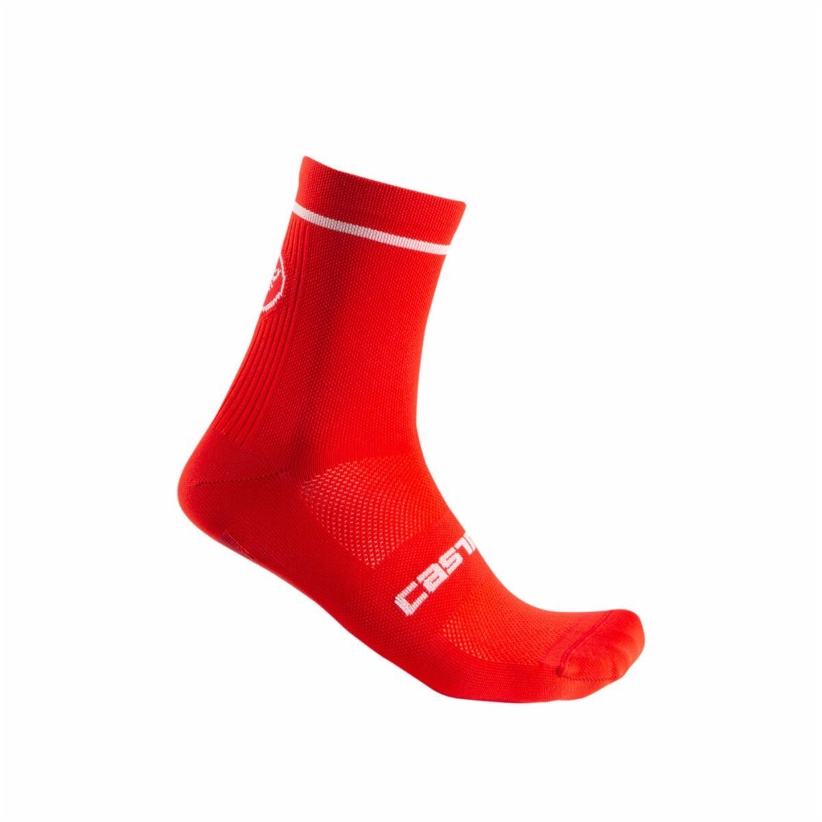 Castelli Entrata 13 Socks - Red - D Byk Store