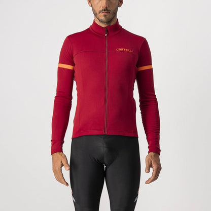Castelli Fondo 2 Jersey FZ - Pro Red/Orange Reflex - D Byk Store