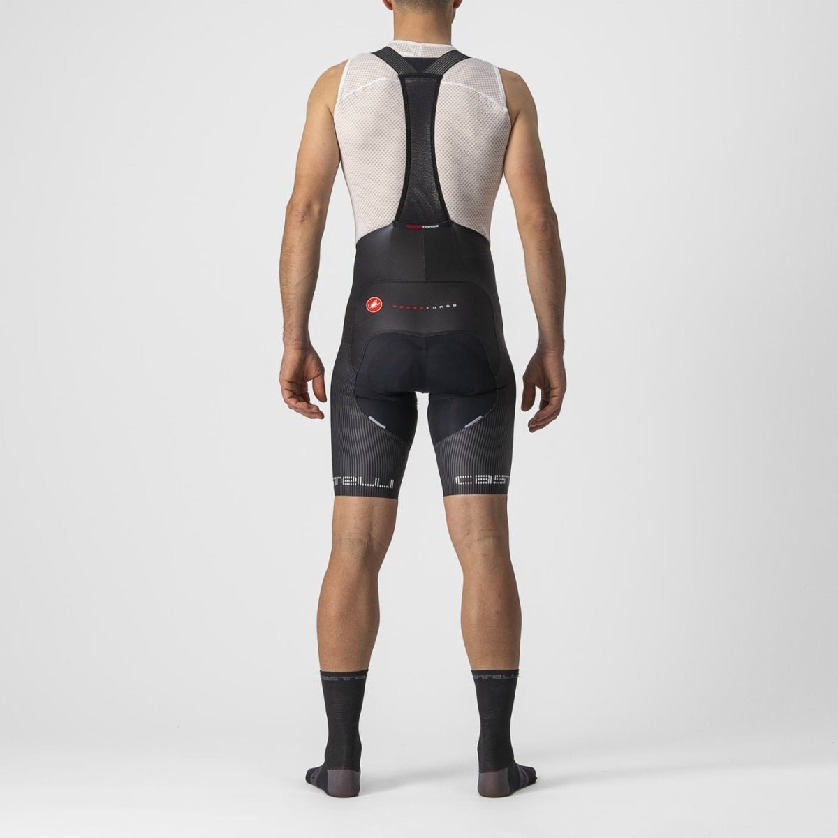 Castelli Free Aero RC Pro Bibshorts - Black / White - D Byk Store