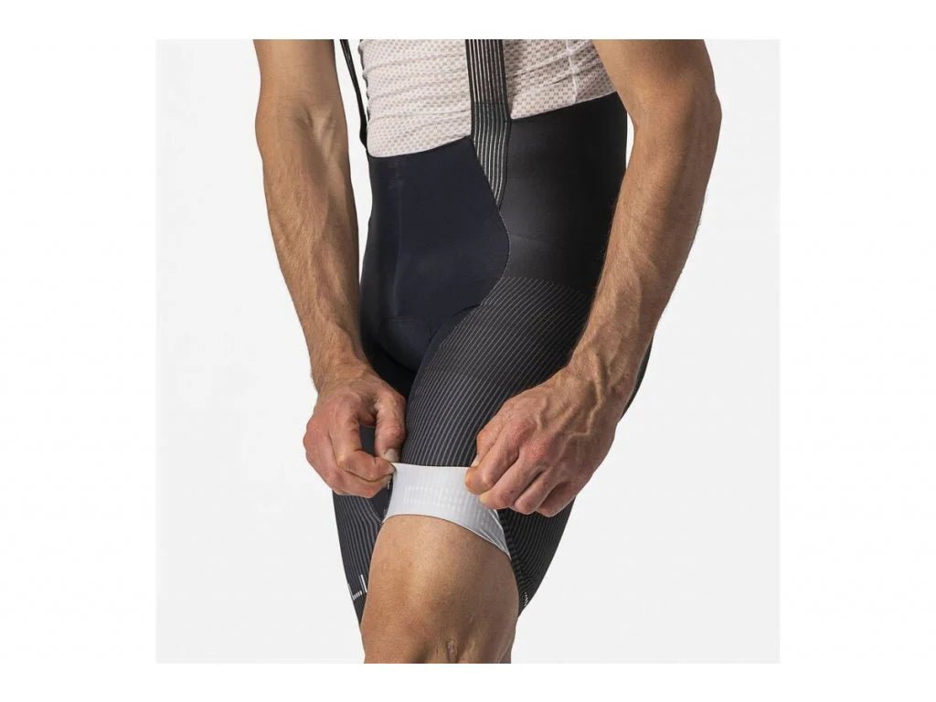 Castelli Free Aero RC Pro Bibshorts - Dark Gray / White - D Byk Store