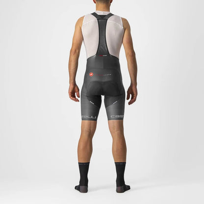 Castelli Free Aero RC Pro Bibshorts - Dark Gray / White - D Byk Store
