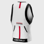 Castelli Free Tri Top - Black White - D Byk Store