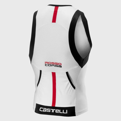 Castelli Free Tri Top - Black White - D Byk Store