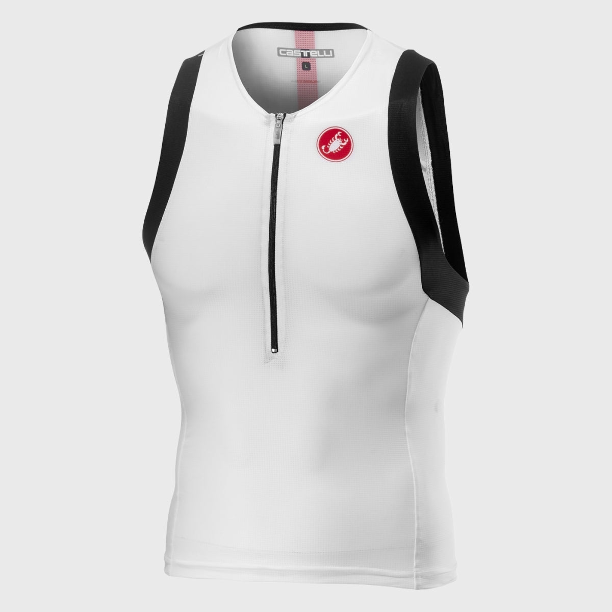 Castelli Free Tri Top - Black White - D Byk Store