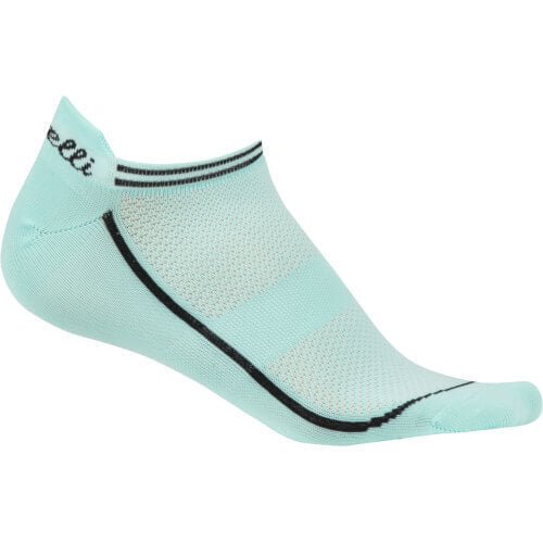 Castelli Invisible Womens Cycling Socks - Aruba Blue - D Byk Store