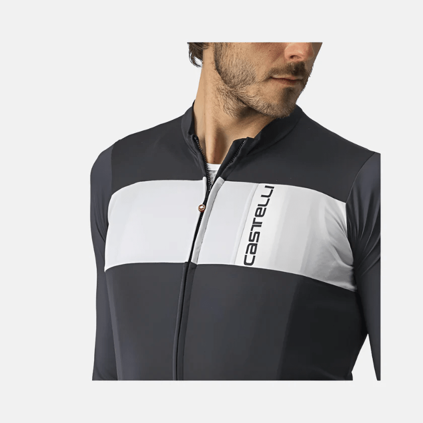 Castelli Prologo 7 Jersey - Saffron/light Black - Military G - D Byk Store