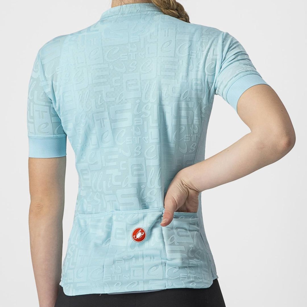 Castelli Promessa Jacquard Women Jersey - Skylight - D Byk Store
