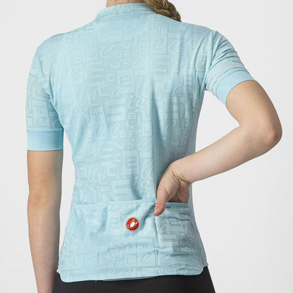 Castelli Promessa Jacquard Women Jersey - Skylight - D Byk Store
