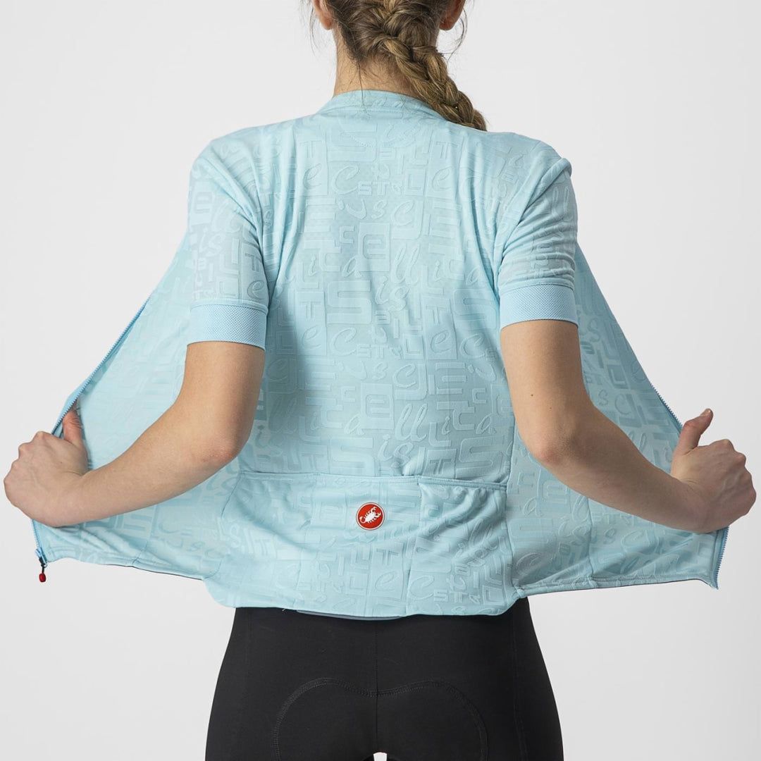 Castelli Promessa Jacquard Women Jersey - Skylight - D Byk Store