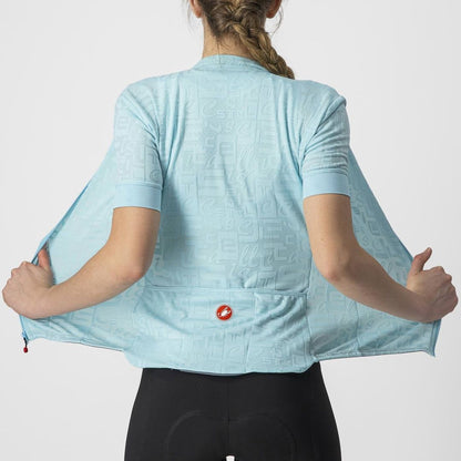 Castelli Promessa Jacquard Women Jersey - Skylight - D Byk Store