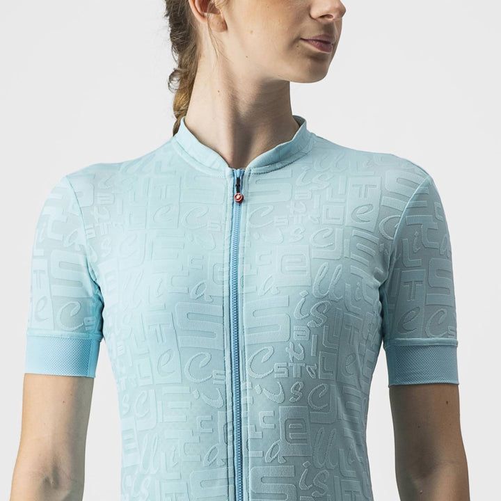 Castelli Promessa Jacquard Women Jersey - Skylight - D Byk Store