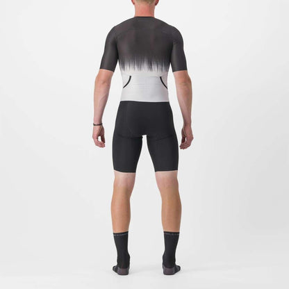 Castelli Sanremo Ultra Speed Men's Cycling Suit (Black/Silver Gray) - D Byk Store