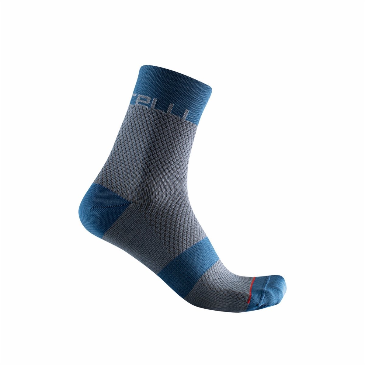 Castelli Velocissima 12 Women's Sock - Light Steel Blue / Moonlit Ocean - D Byk Store