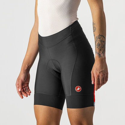Castelli Velocissima 2 Shorts Women's - Black/Red - D Byk Store