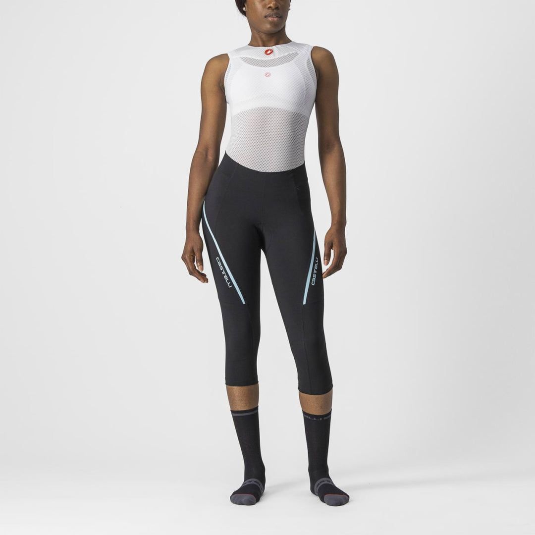 Castelli Velocissima 3 Knickers Women's - Black/Skylight Blue - D Byk Store