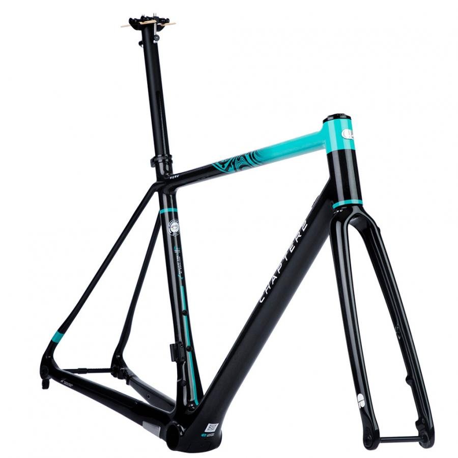Chapter2 HURU Climbing Disc Brake Frameset-Aqua UD - D Byk Store