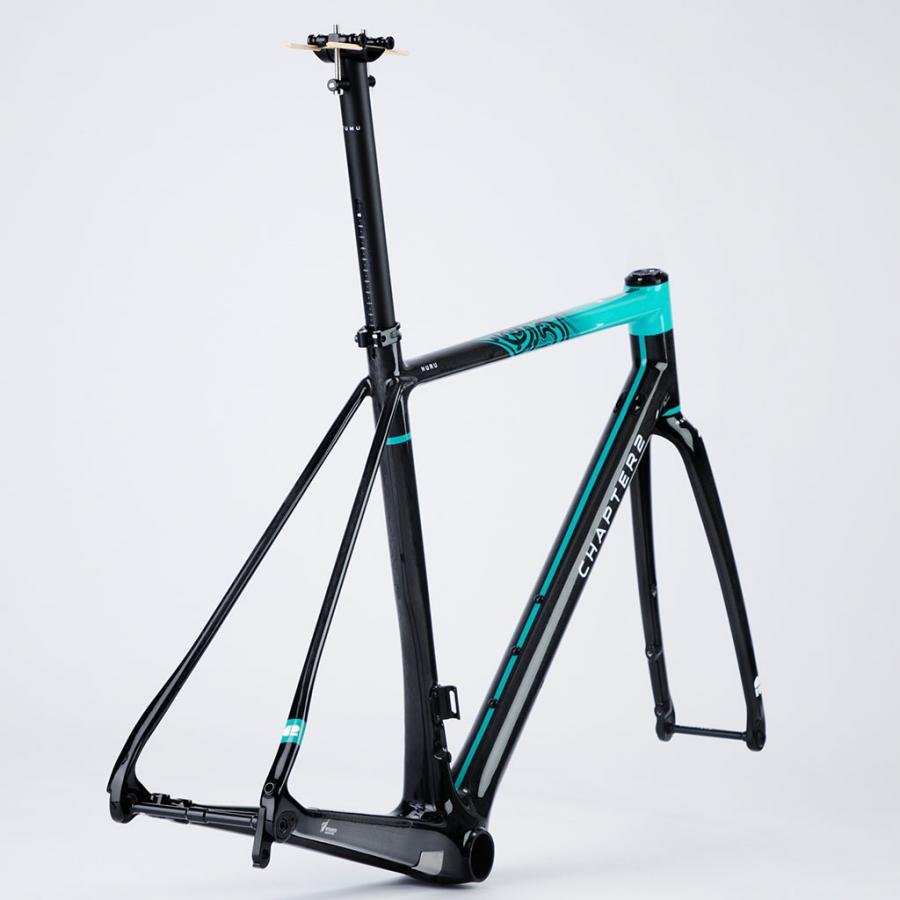 Chapter2 HURU Climbing Disc Brake Frameset-Aqua UD - D Byk Store