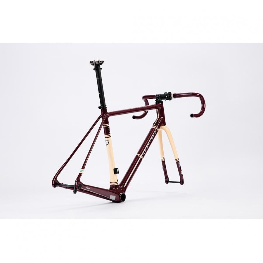 Chapter2 HURU Climbing Disc Brake Frameset-Maroon 1928 - D Byk Store