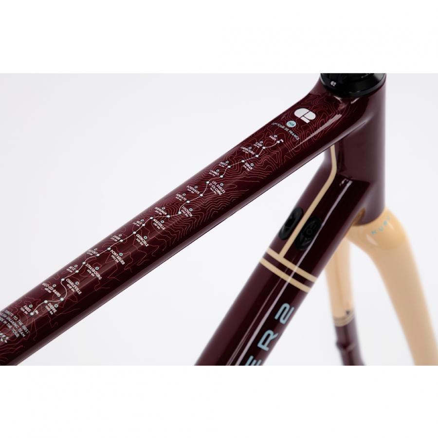 Chapter2 HURU Climbing Disc Brake Frameset-Maroon 1928 - D Byk Store