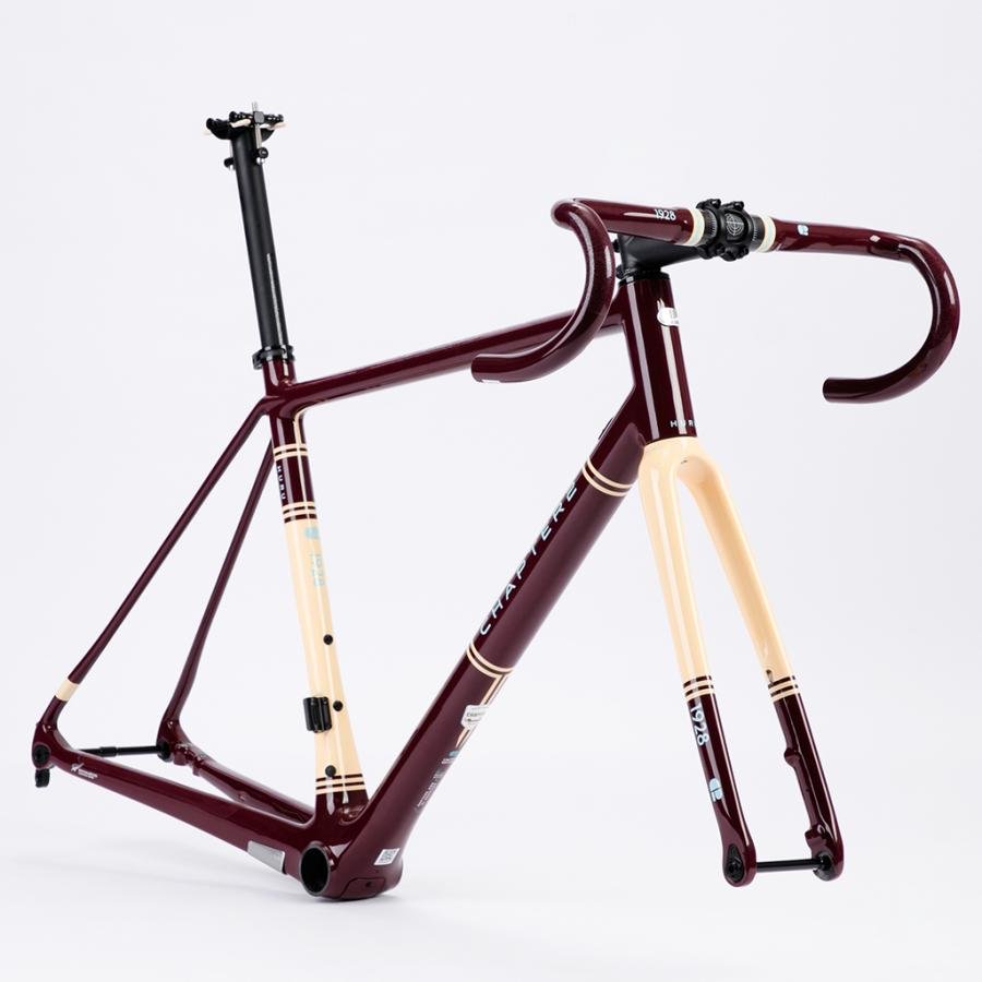 Chapter2 HURU Climbing Disc Brake Frameset-Maroon 1928 - D Byk Store