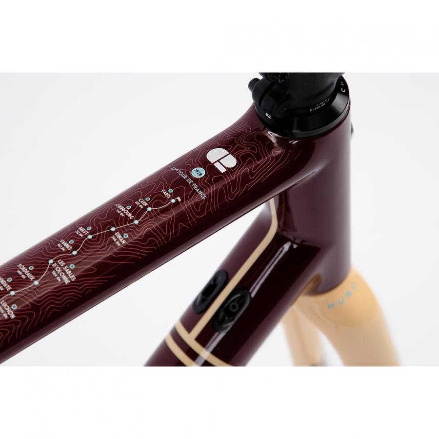 Chapter2 HURU Climbing Disc Brake Frameset-Maroon 1928 - D Byk Store
