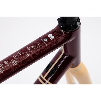 Chapter2 HURU Climbing Disc Brake Frameset-Maroon 1928 - D Byk Store