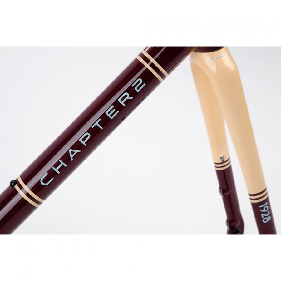 Chapter2 HURU Climbing Disc Brake Frameset-Maroon 1928 - D Byk Store