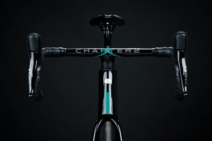 Chapter2 MANA2 Integrated Carbon Handlebar-Black/Aqua - D Byk Store