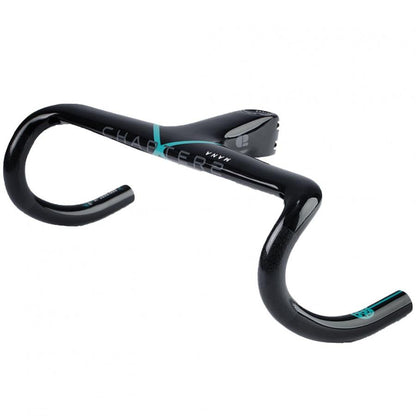 Chapter2 MANA2 Integrated Carbon Handlebar-Black/Aqua - D Byk Store