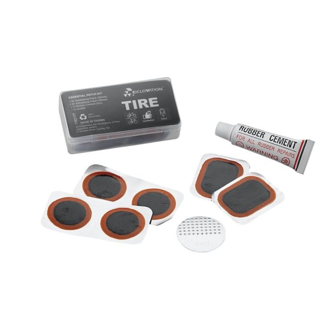 Ciclovation Essential Patch Kit Black Patch/rubber Based - D Byk Store