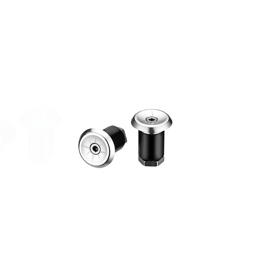 Ciclovation Premium VORTEX AL Bar End Plugs - Silver - D Byk Store
