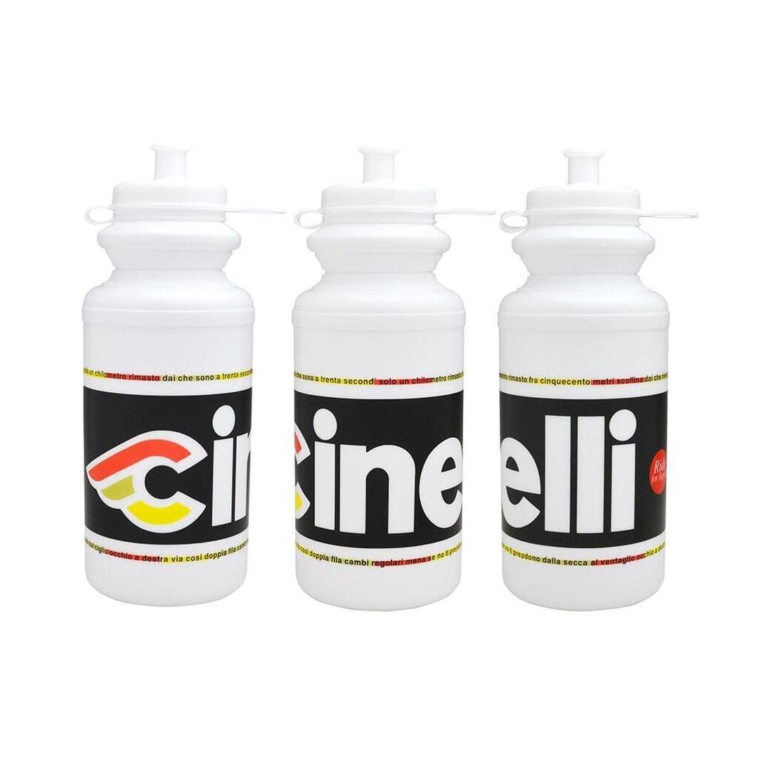 Cinelli Water Bottle C - Ride - All white - D Byk Store