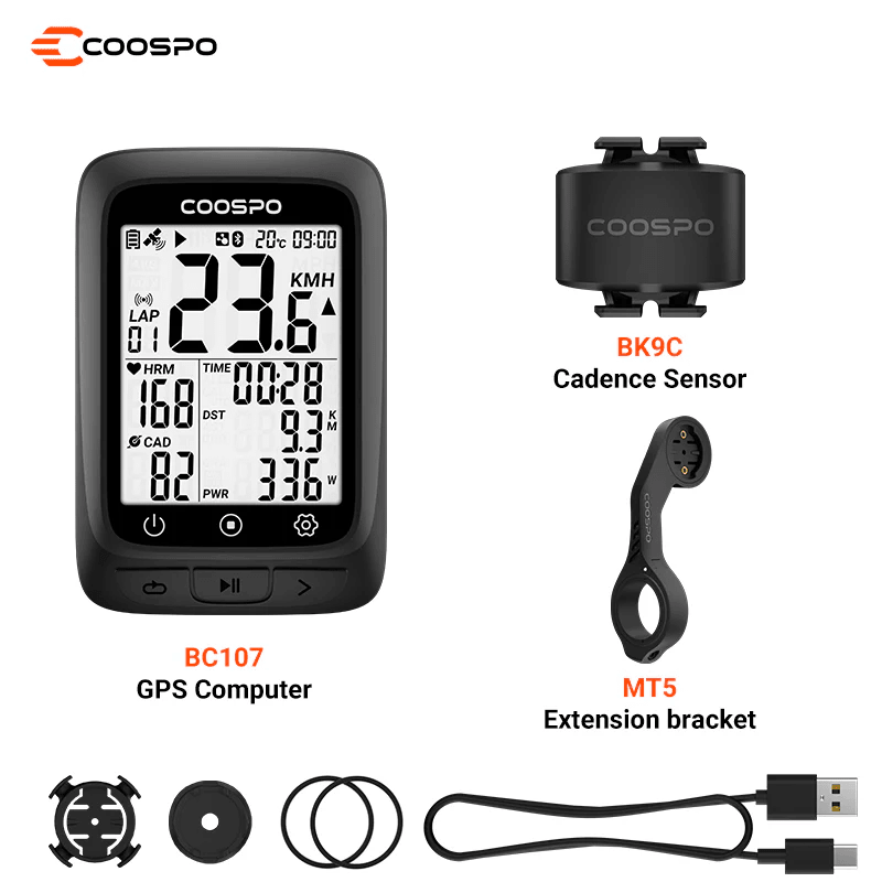 Coospo BC107 GPS Bike Computer - D Byk Store