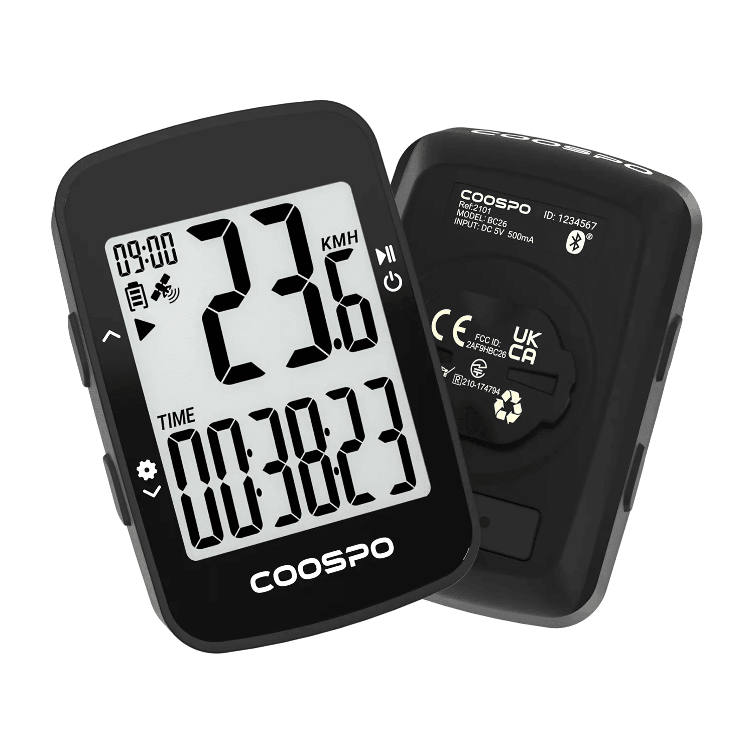 Coospo GPS Bike Computer - Black - D Byk Store