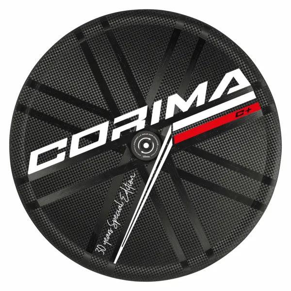 Corima WS TT C+ Carbon Disc Rear Wheel - Clincher, Rim Brake, Shimano (White Decals) - D Byk Store
