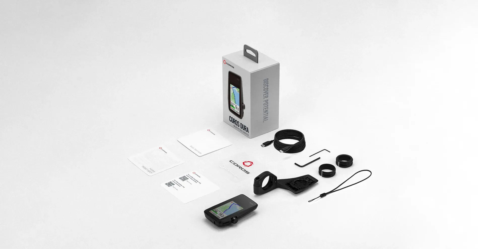 COROS Dura Solar GPS Bike Computer - D Byk Store