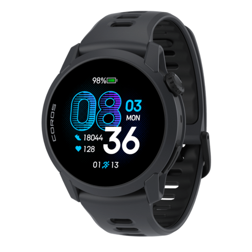Coros Pace 4 GPS Sport Watch - Black Silicone