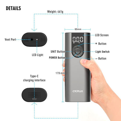 Cycplus A8 Electric Air Pump - D Byk Store