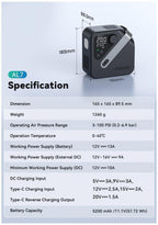 Cycplus AL7 Electric Air Pump - D Byk Store